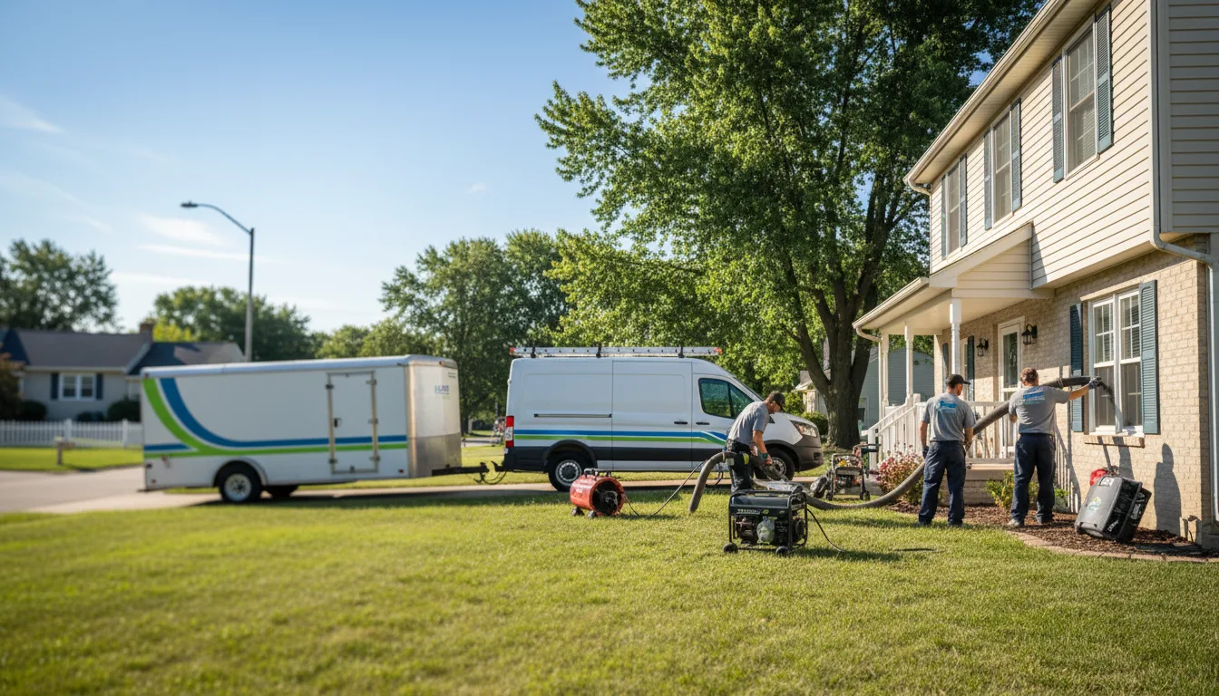 Flooded Basement Restoration And Cleanup With Repair in Hitterdal, MN near me